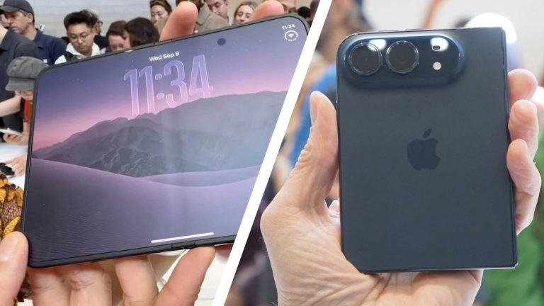 iPhone Duo Lipatan Layar Bikin Geger Dunia